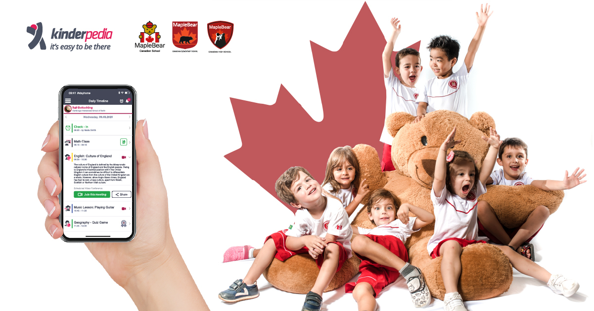 Maple Bear Central & Eastern Europe integrează Kinderpedia în școlile sale