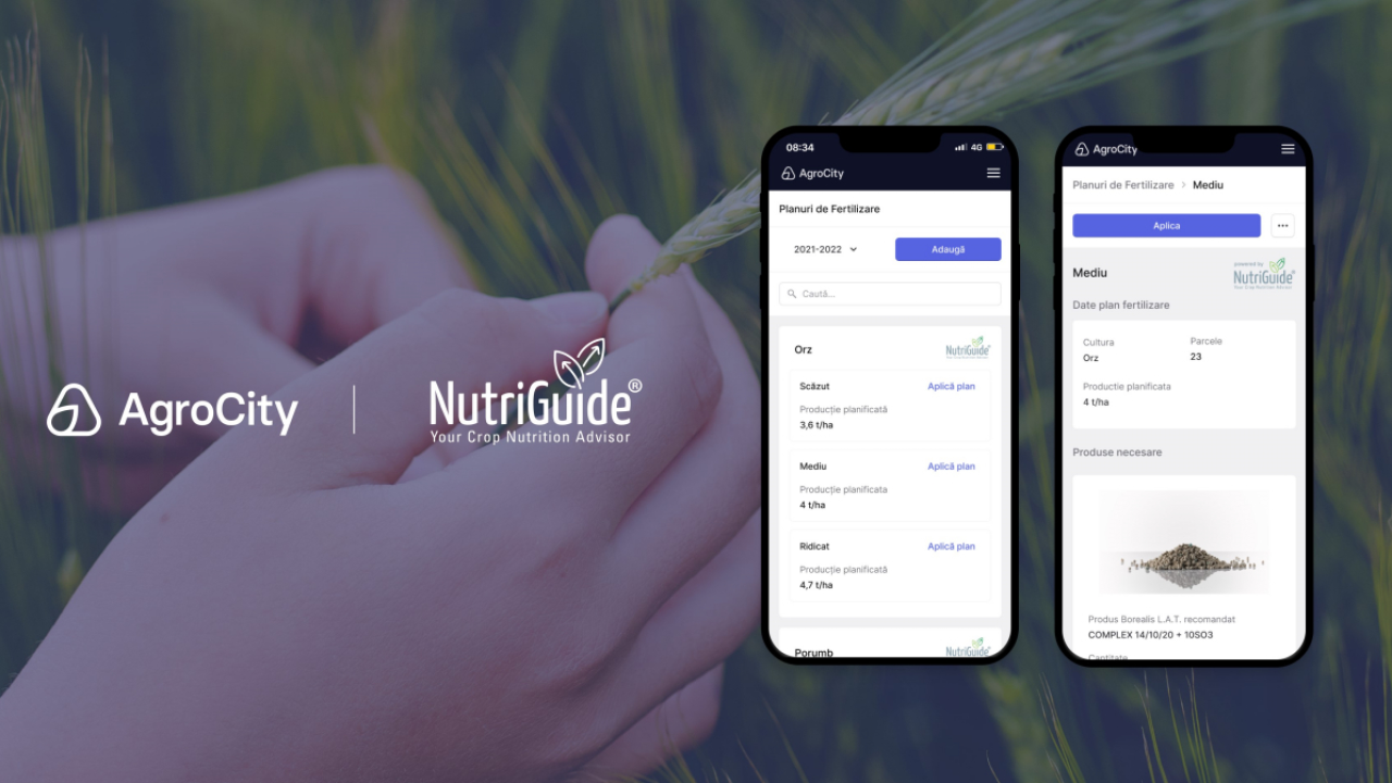 Partnership between the AgroCity and NutriGuide for customized fertilization plans