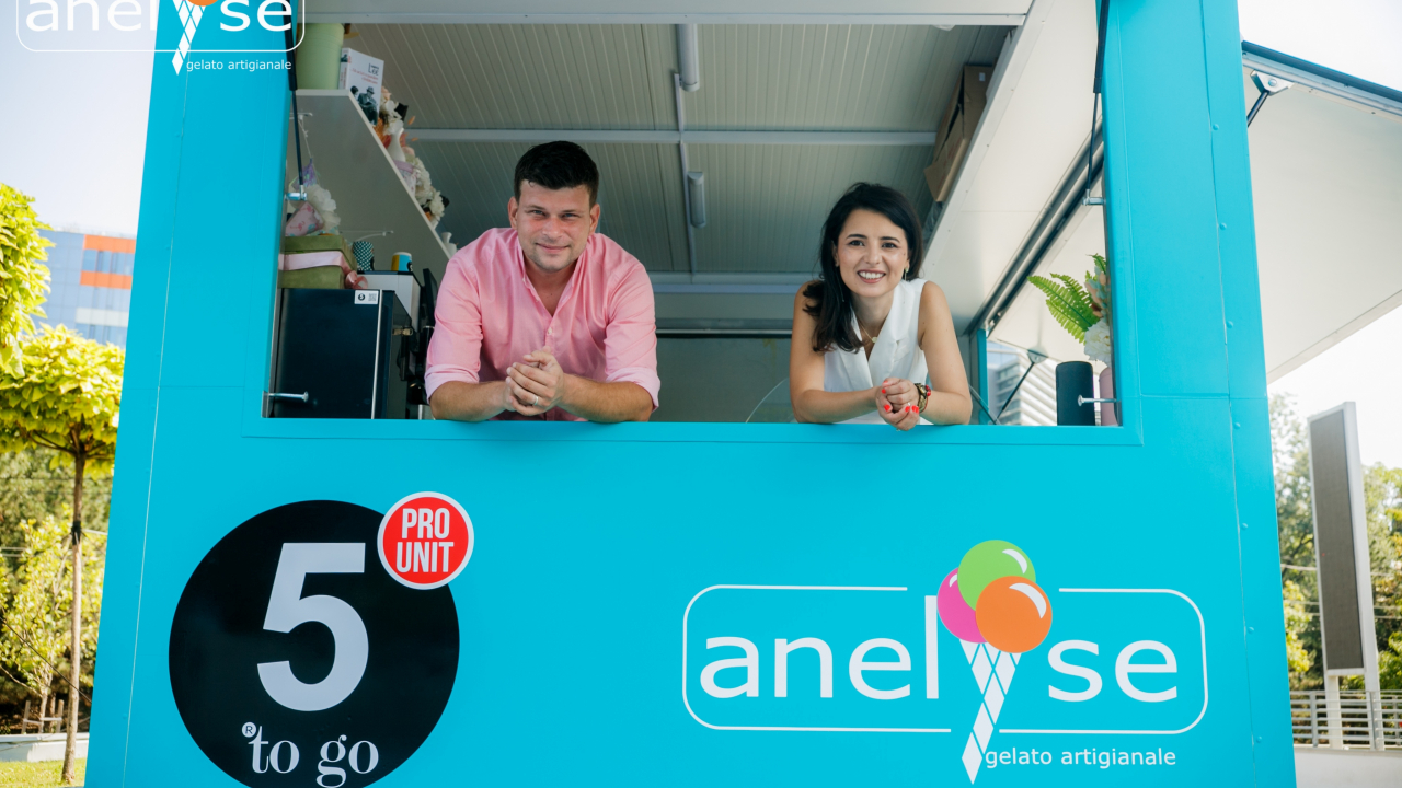 De la multinațională la gelateria artizanală Anelyse în plină pandemie