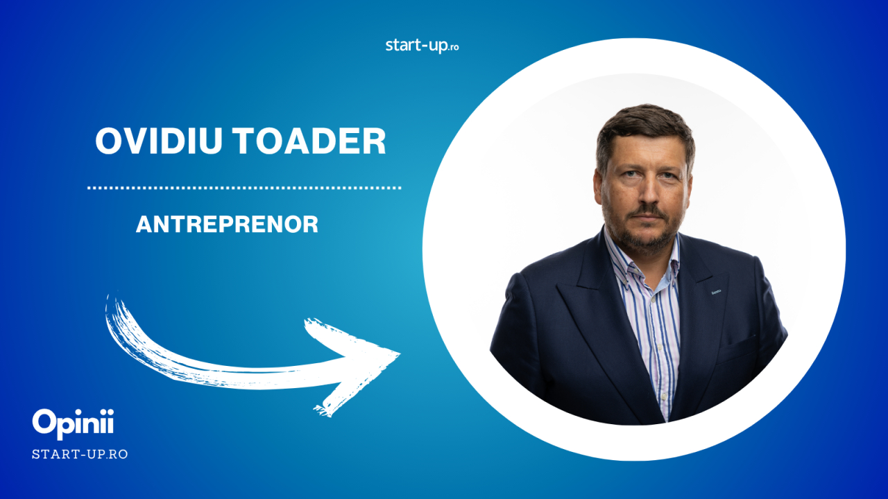 Ovidiu Toader este antreprenor, iar din 2014, antrenor de antreprenori.