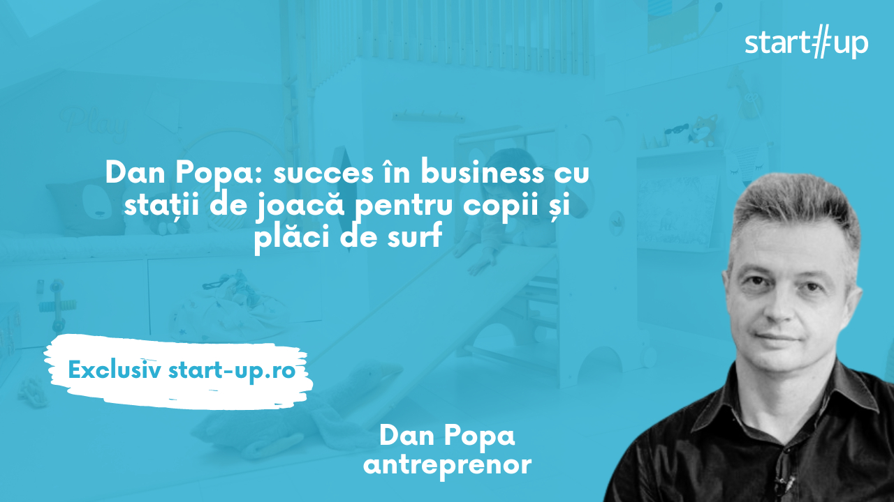 Dan Popa: succes cu stații de joacă pentru copii și plăci de surf electrice