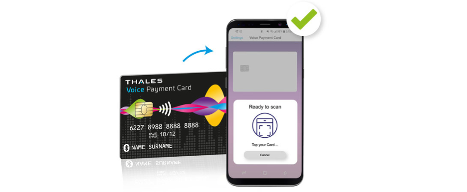 Cardul bancar cu aplicație vocală pentru persoanele cu deficiențe de vedere