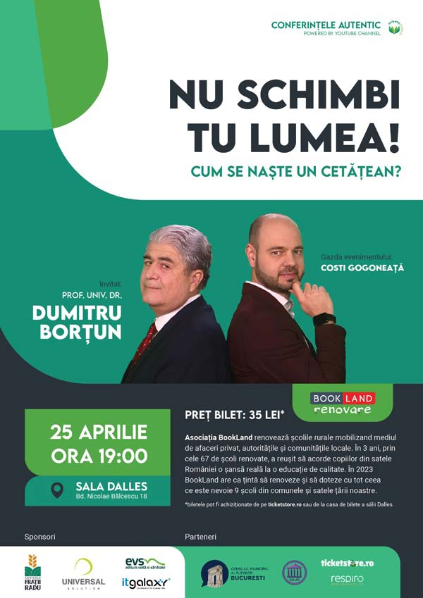 A patra conferință Autentic va avea loc pe 25 aprilie 2023