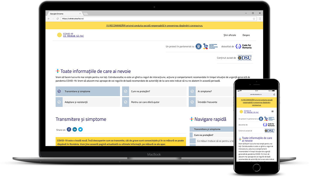 CeTrebuieSaFac / sfaturi și situații cu și despre COVID-19