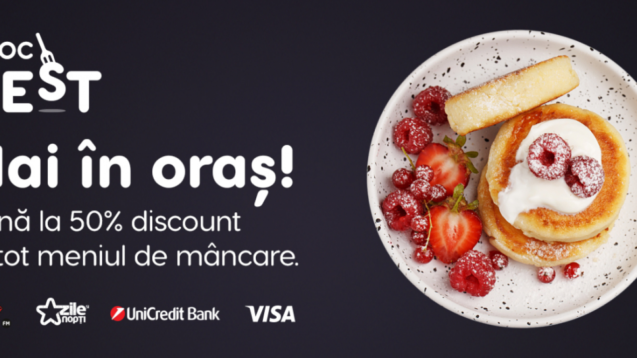 ialocFest, 30000 locuri cu prețuri la reducere la restaurante ca să ajuți HoReCa