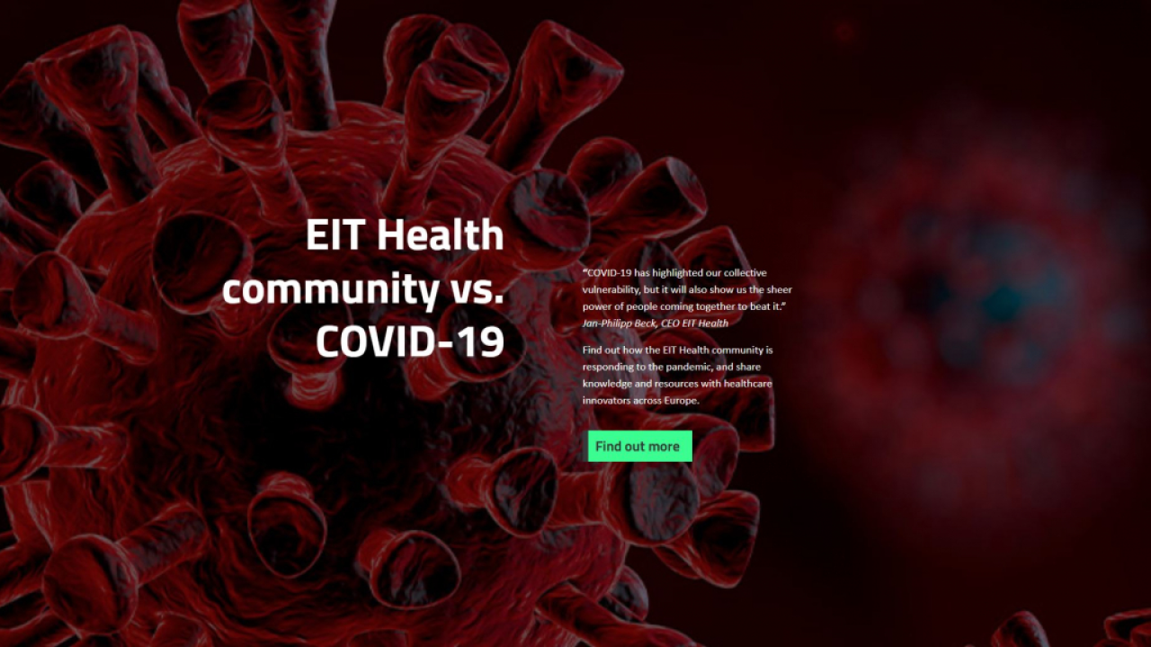 EIT Health a lansat o platformă pentru soluții medicale pentru criza COVID-19