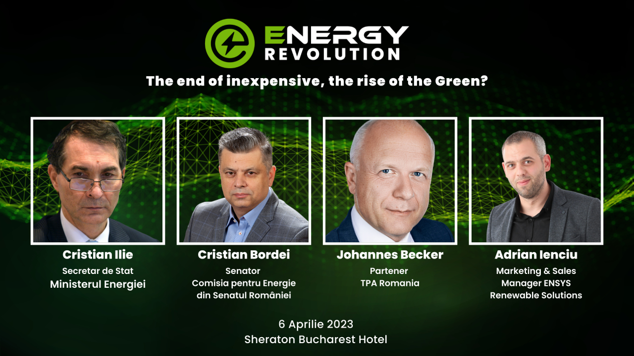 Evenimentul Energy R/Evolution: viitorul sectorului energiei din România?