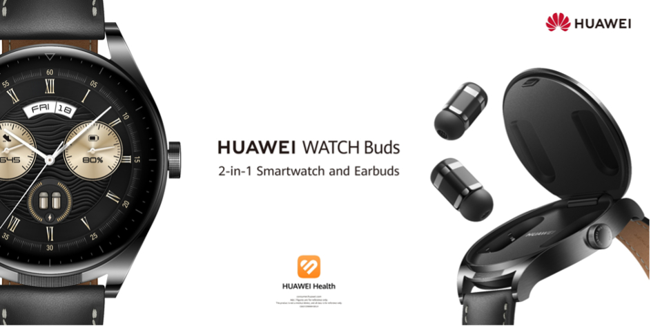 Ceasul inteligent Huawei cu căști incluse - Watch Buds - ajunge în România