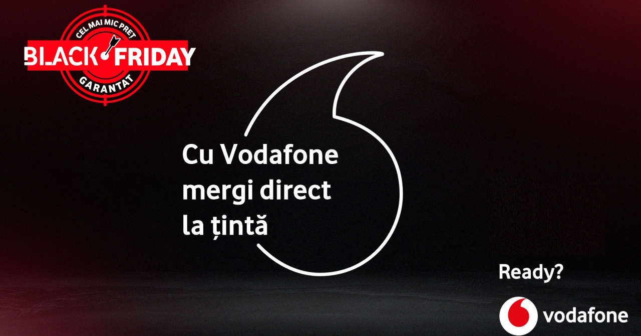 Black Friday 2020 la Vodafone: televizoare 4K la 15 euro pe lună și telefoane