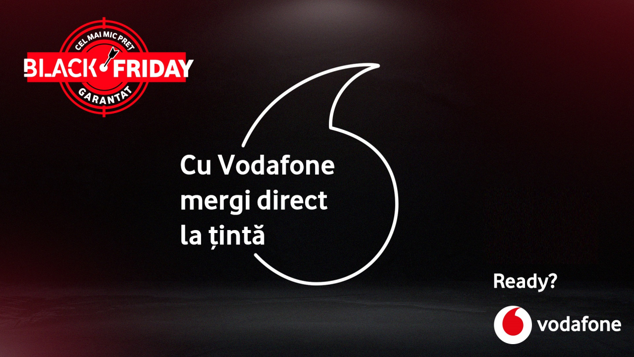 Black Friday 2020 la Vodafone: televizoare 4K la 15 euro pe lună și telefoane