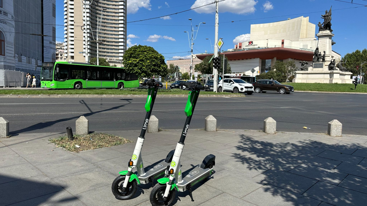 Lime a ajuns la 8 milioane de curse cu trotinetele în București