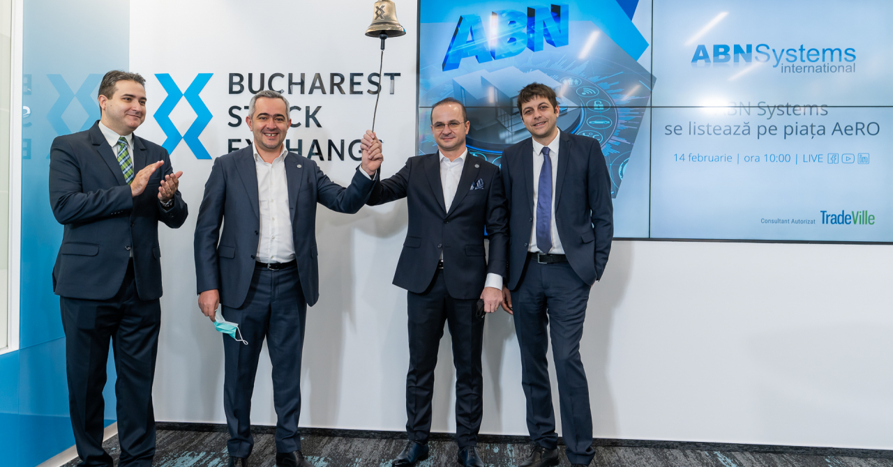 Compania de distribuție produse IT ABN Systems debutează pe Piața AeRo a Bursei