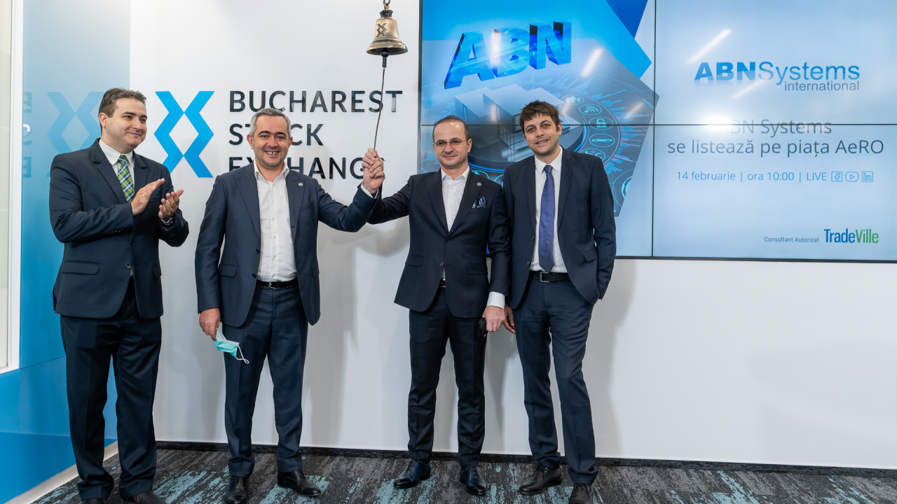 Compania de distribuție produse IT ABN Systems debutează pe Piața AeRo a Bursei