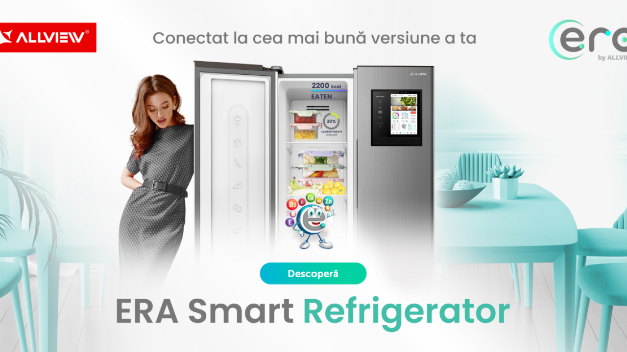 Allview prezintă fridigerul care-ți sugerează rețete cu alimentele pe care le ai