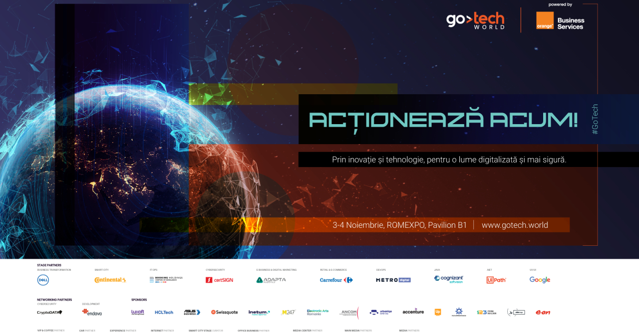 GoTech World - două zile de tehnologii și inovație la București