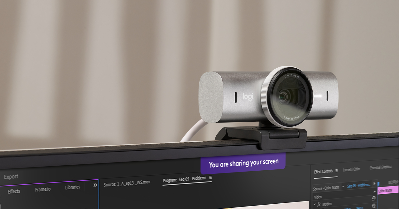 Logitech lansează MX Brio, cameră web cu senzor 4K pentru întâlniri online