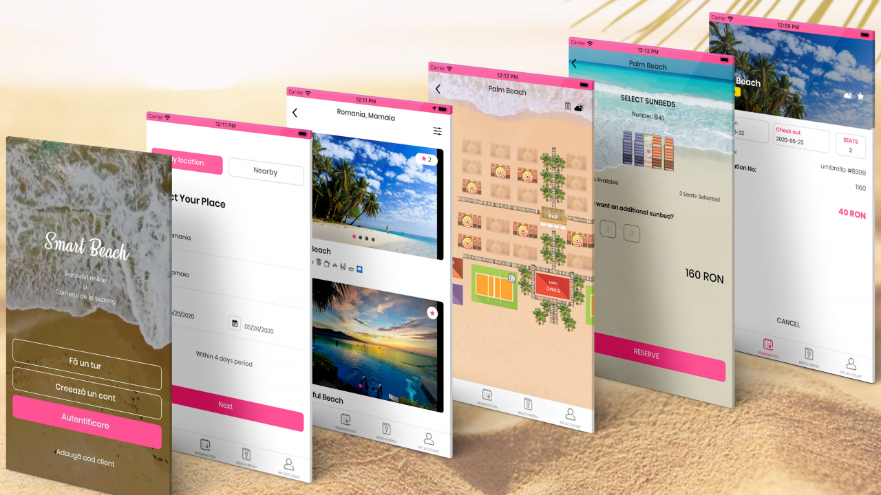 Românii care digitalizează plaja: Smart Beach te ajută să închiriezi șezlong