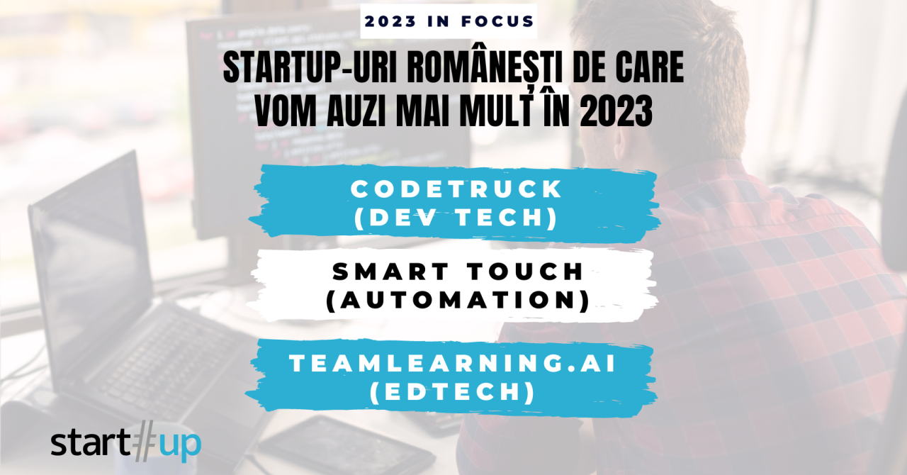 Startup-uri românești despre care am scris în 2022, de urmărit în 2023 - partea XIII