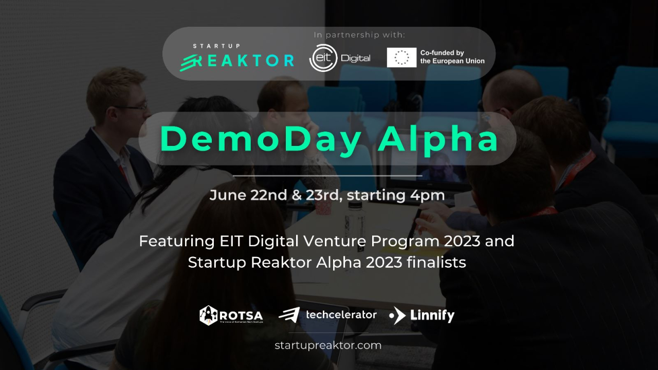 6 startups in the final of the Venture Program pre-accelerator from EIT Digital