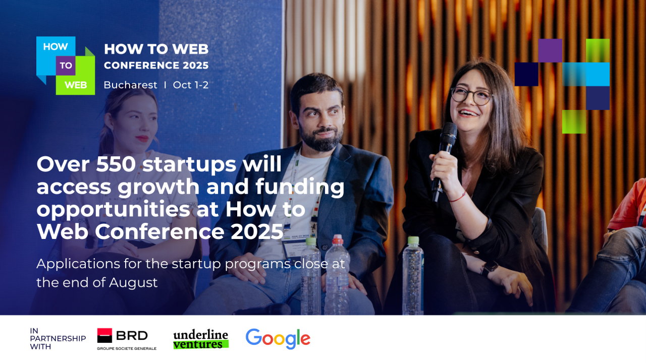 6 programs available for more than 550 startups at How to Web Conference 2025