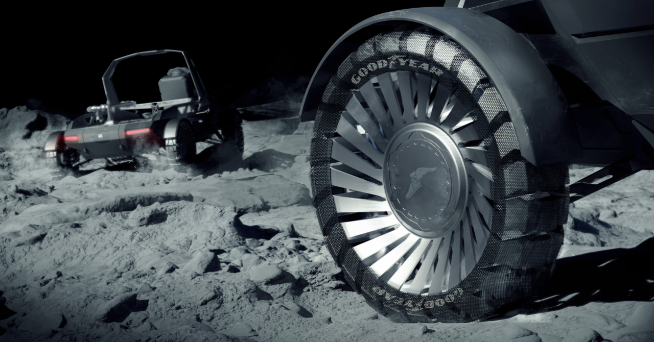 Goodyear și parteneriatul prin care lucrează la anvelope pentru Lună