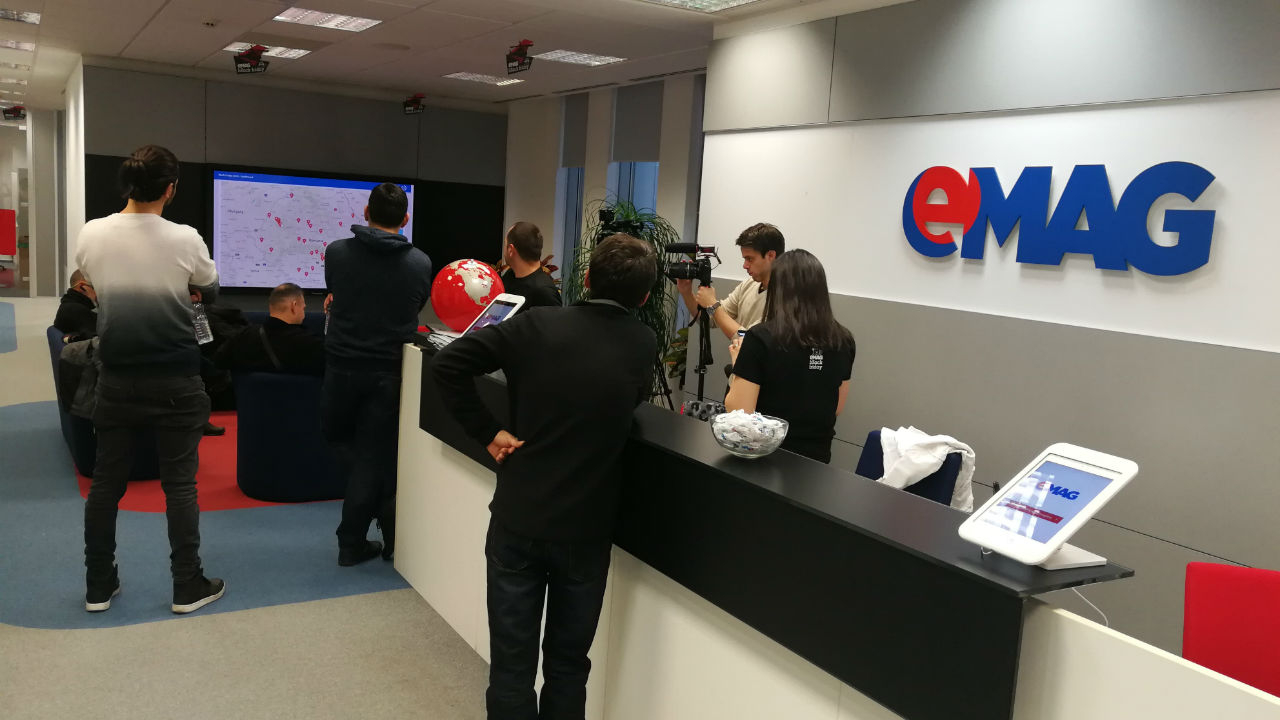 Black Friday de la sediul eMAG, din War Room