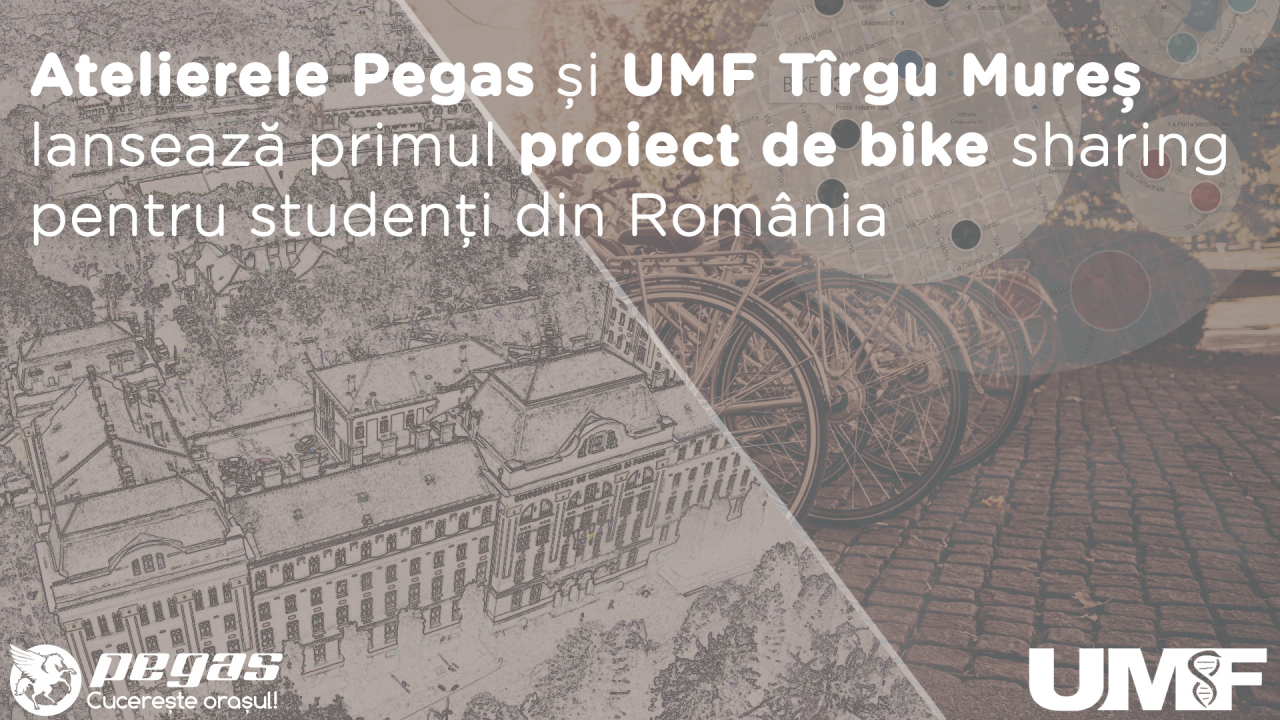 Facultate 2017 - UMF Târgu Mureș și Atelierele Pegas oferă biciclete
