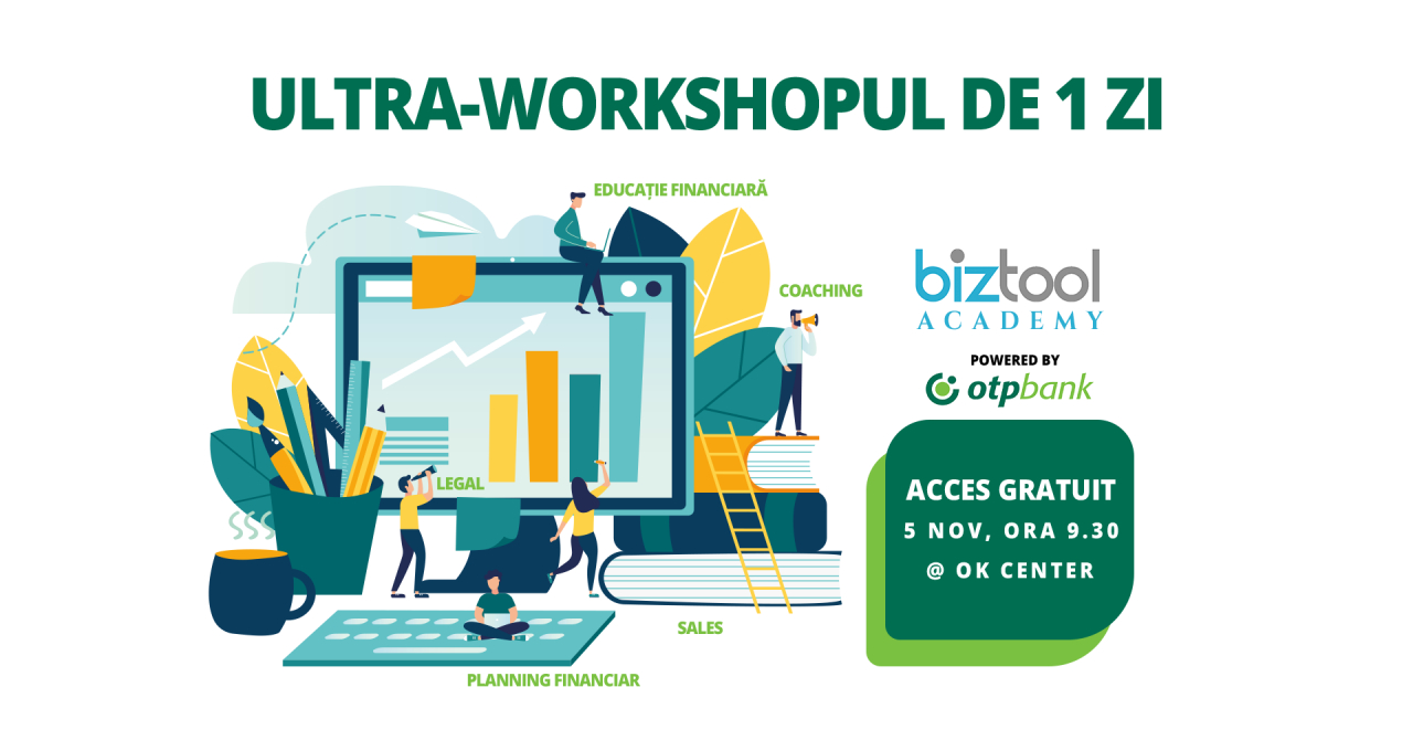 BizTool Academy, ultra-workshop de planificare financiară în București