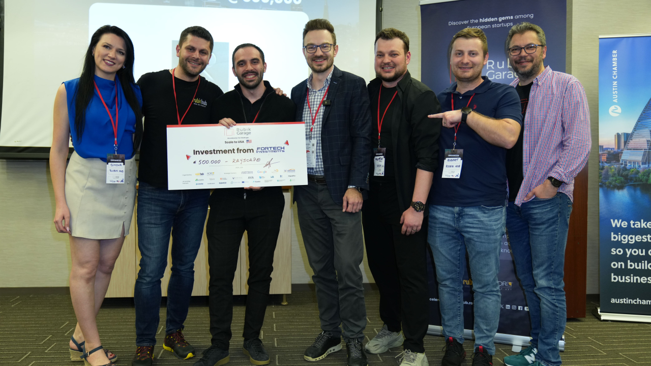 Investiție de 500.000$ pentru Rayscape, câștigătorul acceleratorului Rubik Garage