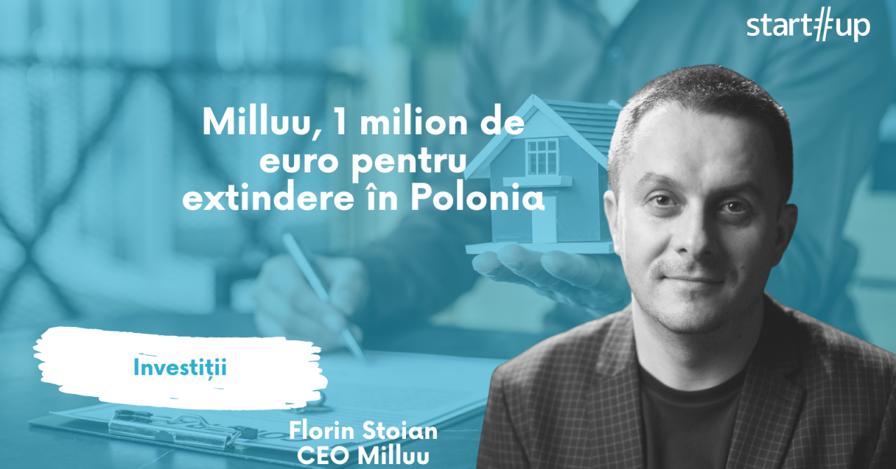 Platforma imobiliară Milluu, investiție de 1 mil. de EUR și extindere în Polonia