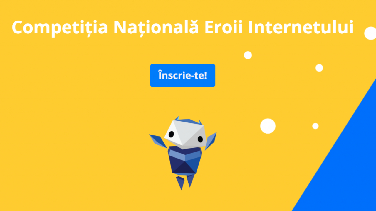 Competiție pentru copii: comportamentul online sigur și intimitatea pe Internet