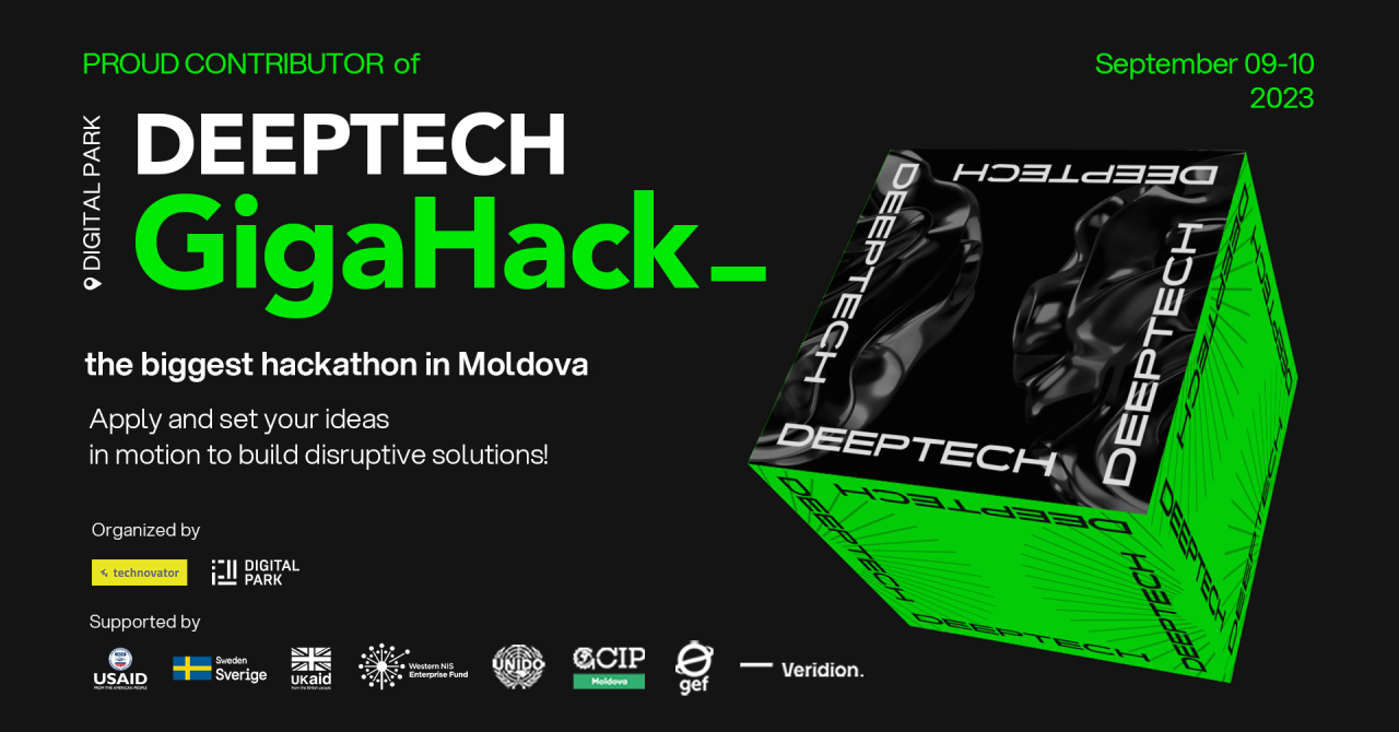 Cel mai mare hackathon din Republica Moldova - focus pe deep tech