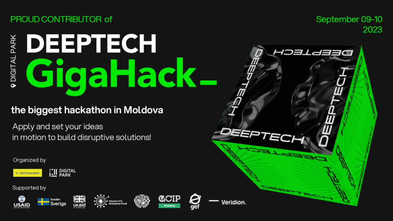 Cel mai mare hackathon din Republica Moldova - focus pe deep tech