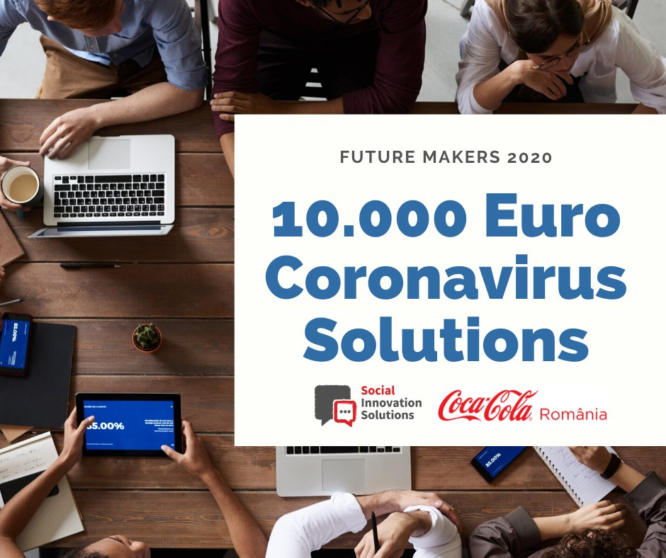 Coronavirus | Future Makers, 10.000 de euro pentru soluții de inovare socială
