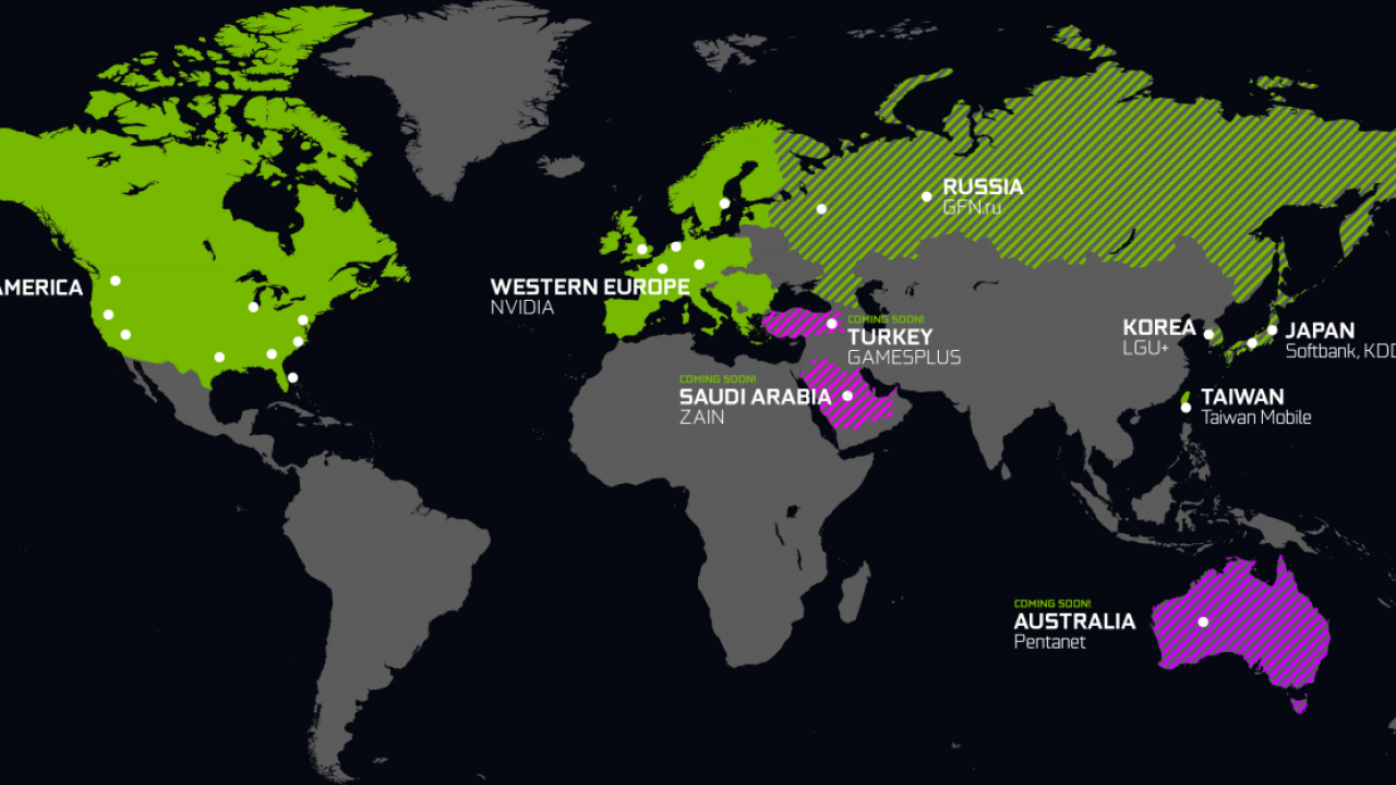 Serviciul GeForce NOW se extinde în Australia, Turcia și Arabia Saudită
