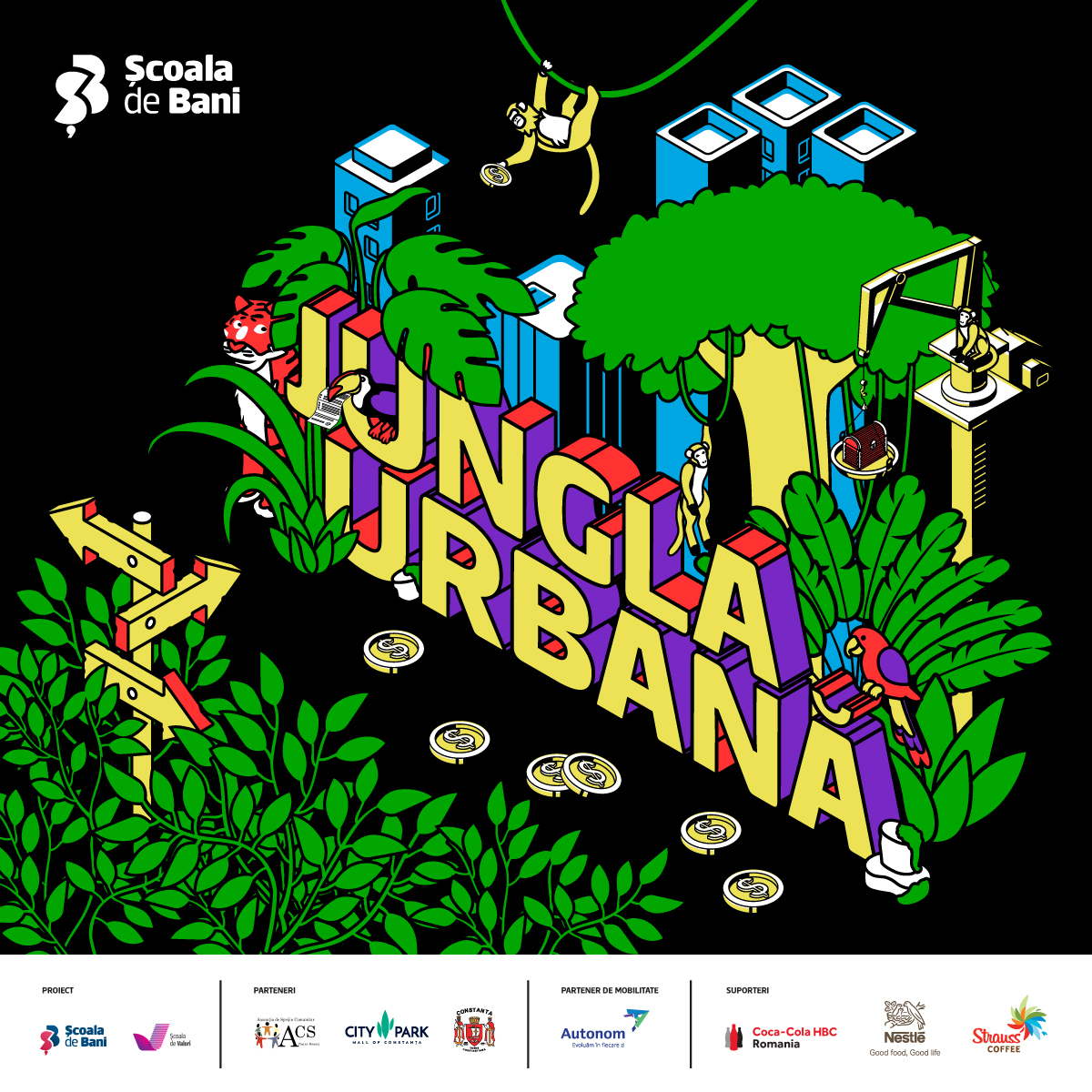 Jungla Urbană-Money Edition, treasure hunt de educație financiară pentru tineri