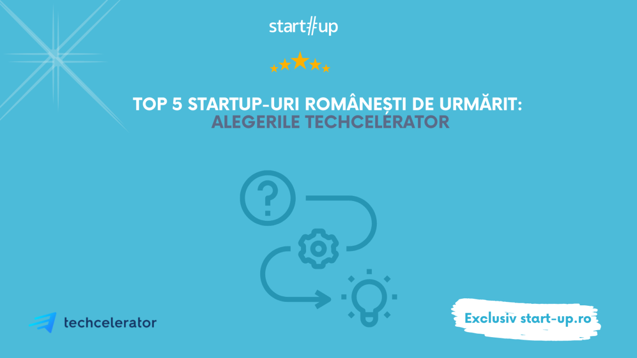 Top 5 startup-uri românești, alegerile Techcelerator 