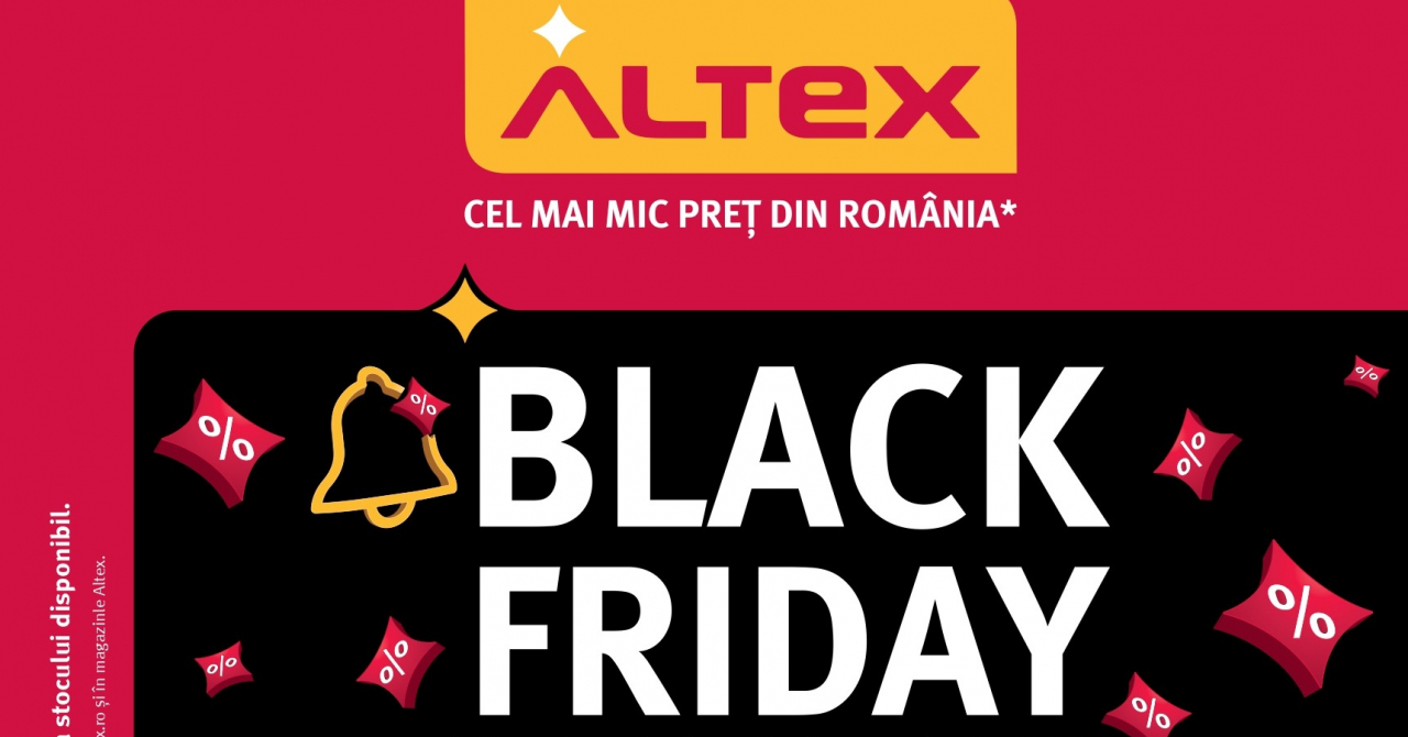 Altex Black Friday 2020: Catalogul cu reducerile disponibile de pe 29 octombrie