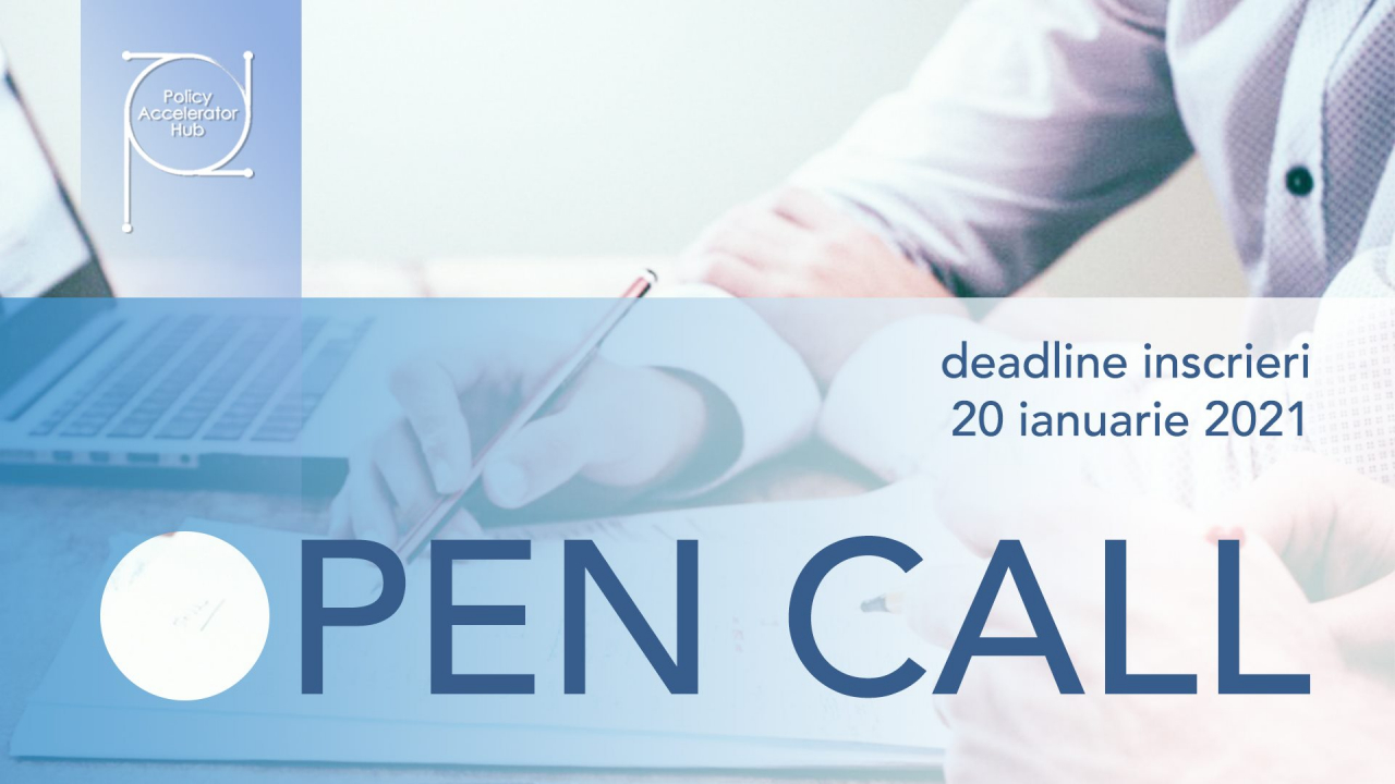 S-a dat startul înscrierilor la a 2-a ediție a Policy Accelerator Hub 2021