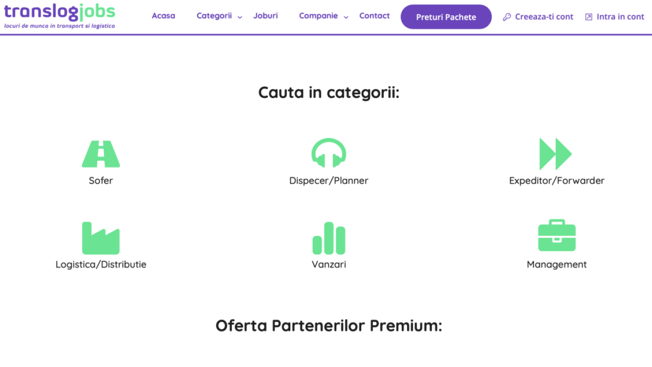 Translogjobs.ro, platforma cu oferte de muncă pentru transporturi și logistică