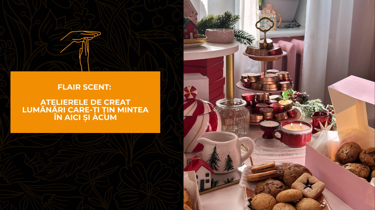 Flair Scent: atelierele de creat lumănări care-ți țin mintea în aici și acum