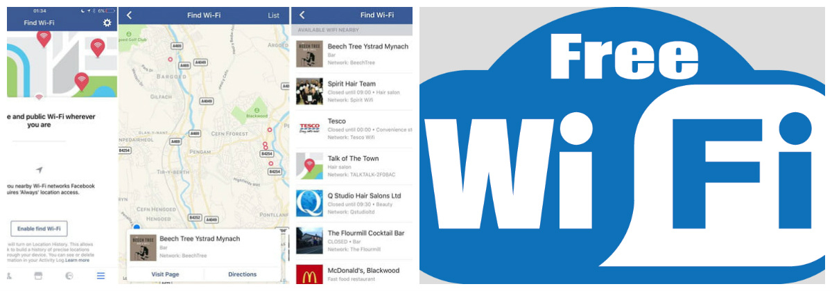 Facebook te va ajuta să găsești rețele Wi-Fi la care să te conectezi