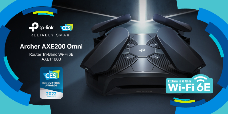 TP-Link prezintă un routere cu Wi-Fi 6E și unul cu antene mecanice rotative