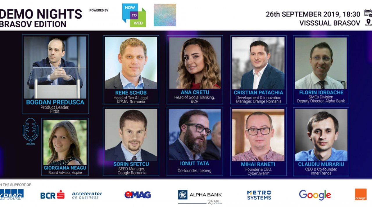 Demo Nights Brașov: fă schița startup-ului tău alături de experți