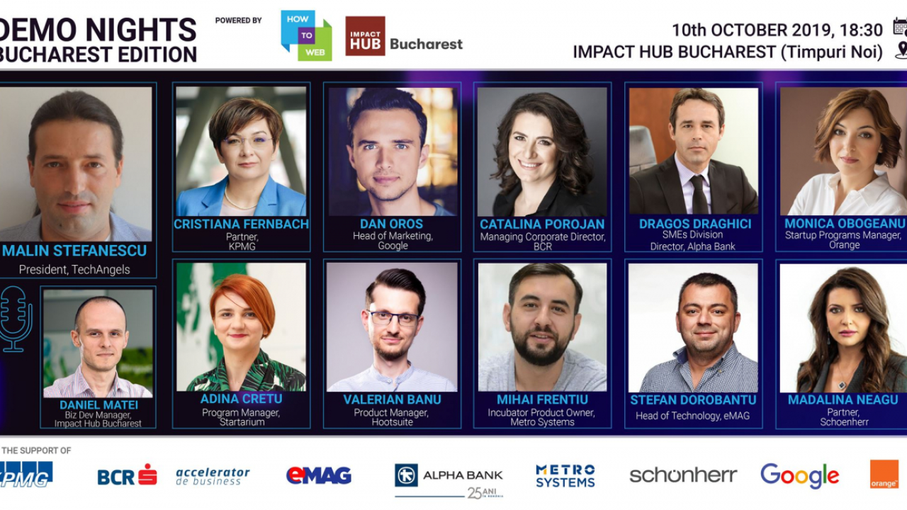 How to Web 2019: ”banii vorbesc” la ultimul Demo Nights din București