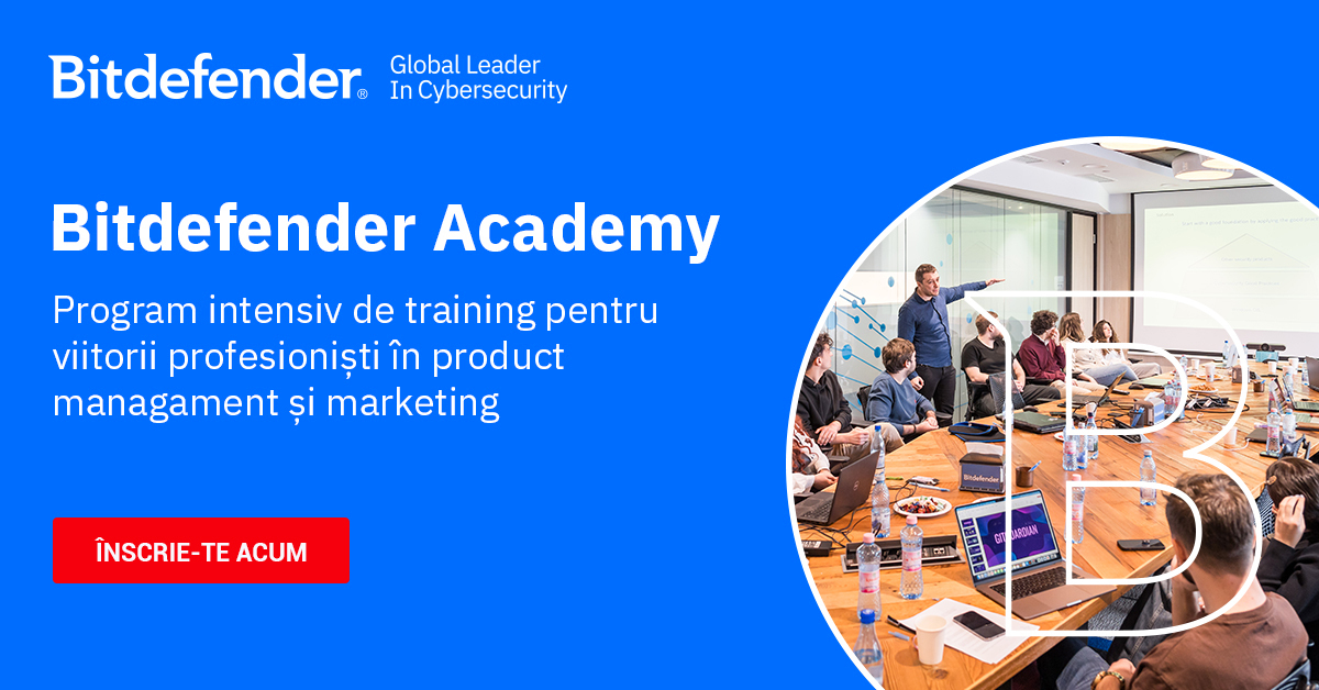 Bitdefender lansează un program de training în product management și marketing