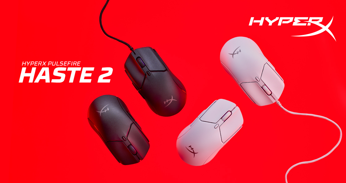 HyperX anunță disponibilitatea mouse-urilor de gaming Pulsefire Haste 2