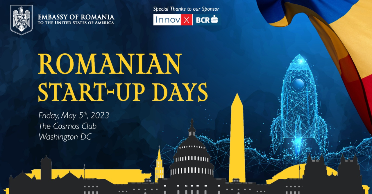 InnovX-BCR aduce Romanian Start-Up Days la Washington