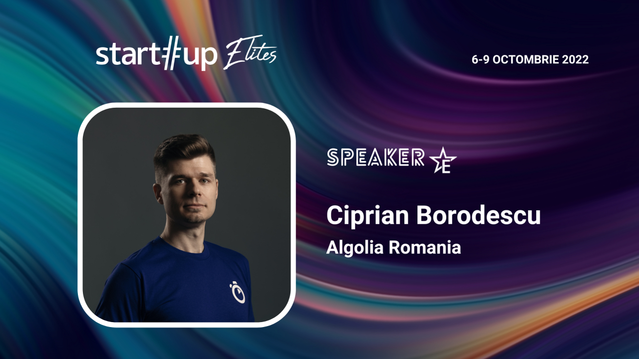 Ciprian Borodescu (Algolia) e unul dintre campionii Startup Elites. Ce poți învăța de la el