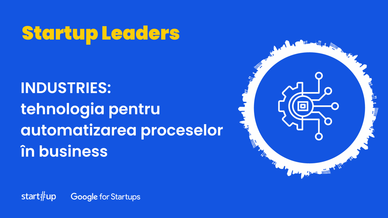 Startup Industries: tehnologia în automatizarea proceselor de business